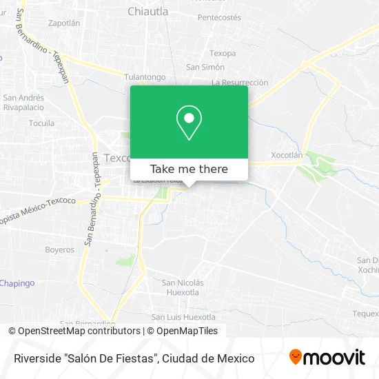 Riverside "Salón De Fiestas" map