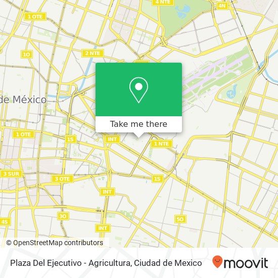 Plaza Del Ejecutivo - Agricultura map