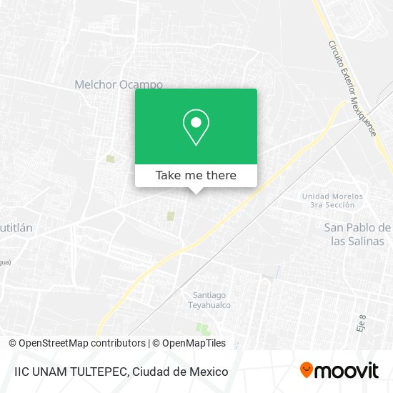 IIC UNAM TULTEPEC map