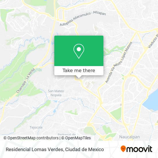 Residencial Lomas Verdes map