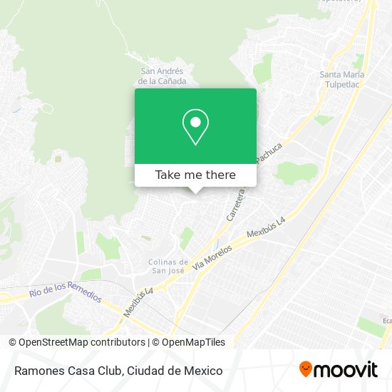How to get to Ramones Casa Club in Tultitlán by Bus?