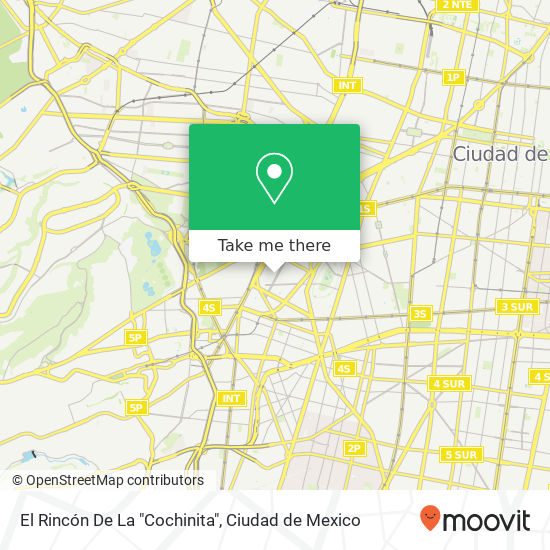 Mapa de El Rincón De La "Cochinita"