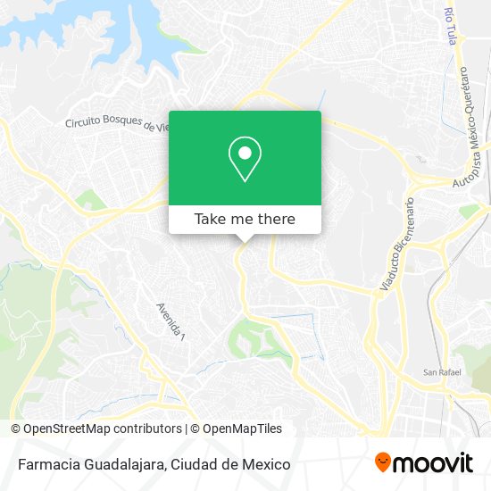 Mapa de Farmacia Guadalajara