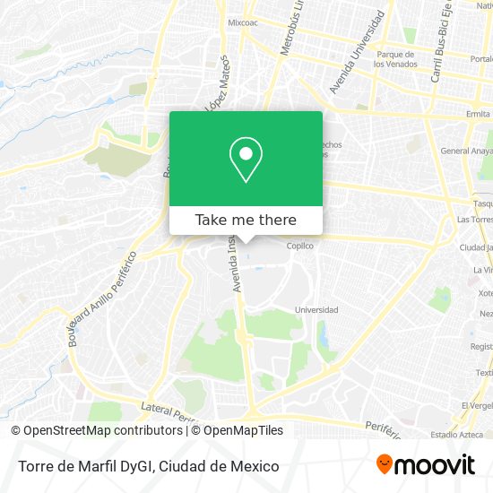 Mapa de Torre de Marfil DyGI
