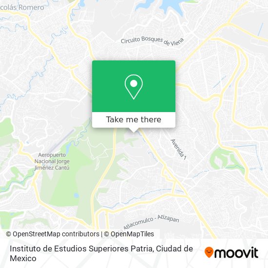 Mapa de Instituto de Estudios Superiores Patria