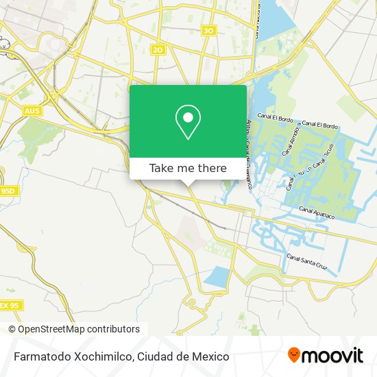 Farmatodo Xochimilco map