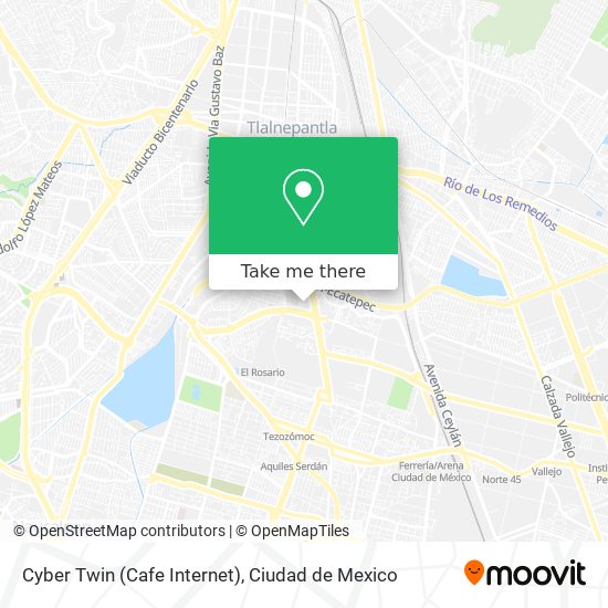 Cyber Twin (Cafe Internet) map
