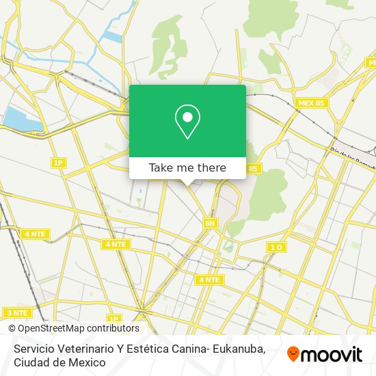 Servicio Veterinario Y Estética Canina- Eukanuba map