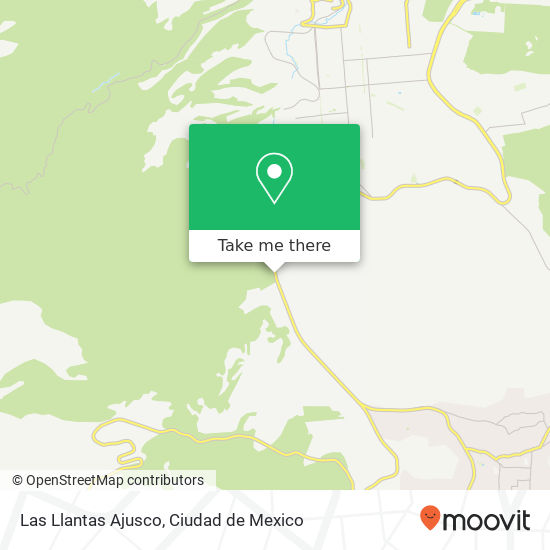 Las Llantas Ajusco map