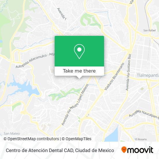 Centro de Atención Dental CAD map