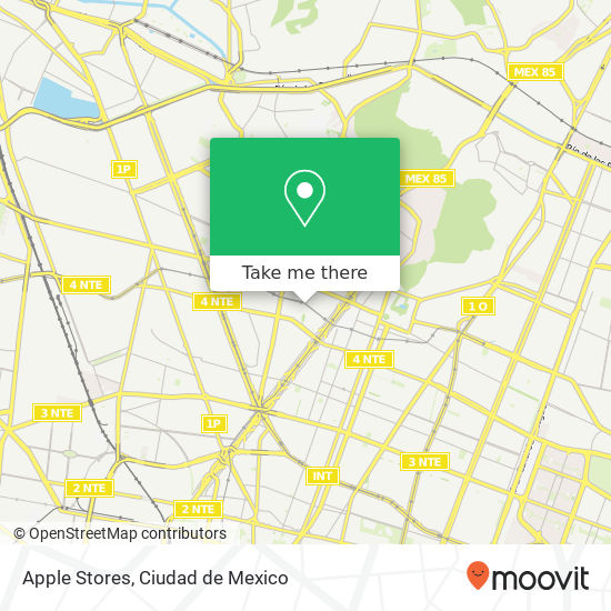 Mapa de Apple Stores