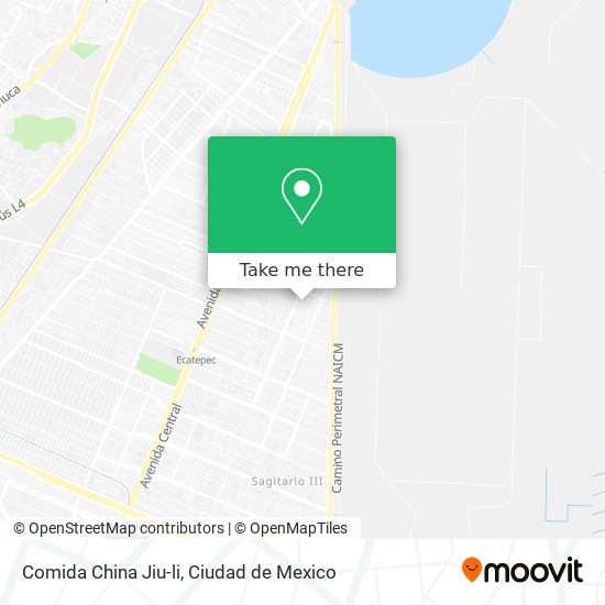 Comida China Jiu-li map