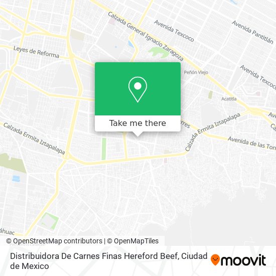 Distribuidora De Carnes Finas Hereford Beef map
