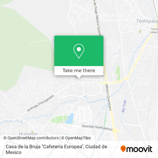 Casa de la Bruja "Cafetería Europea" map