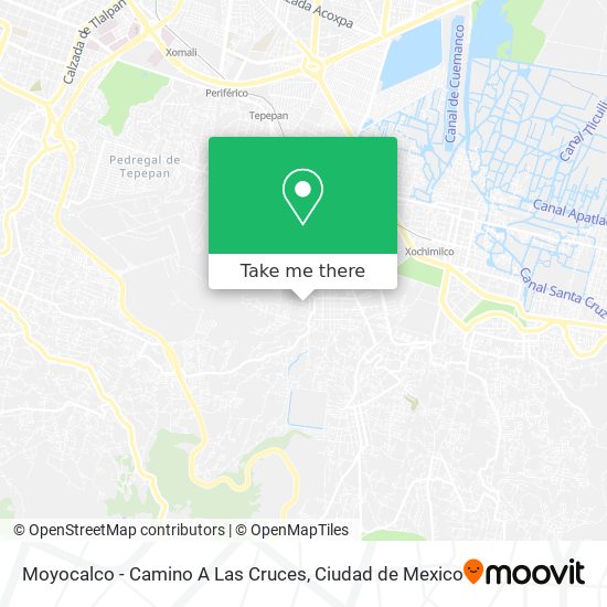 Moyocalco - Camino A Las Cruces map