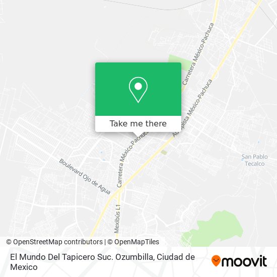 Mapa de El Mundo Del Tapicero Suc. Ozumbilla