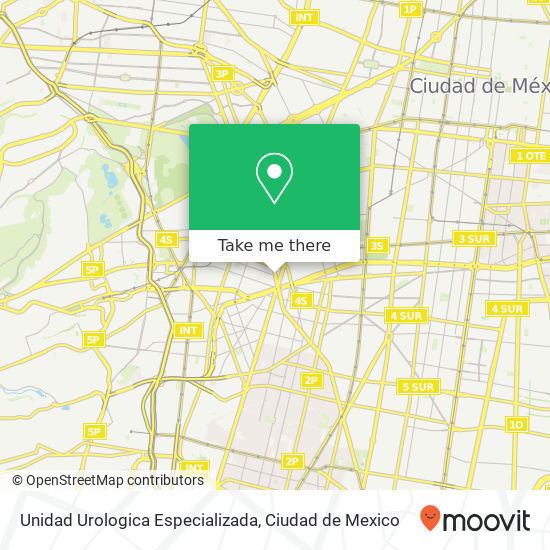 Unidad Urologica Especializada map