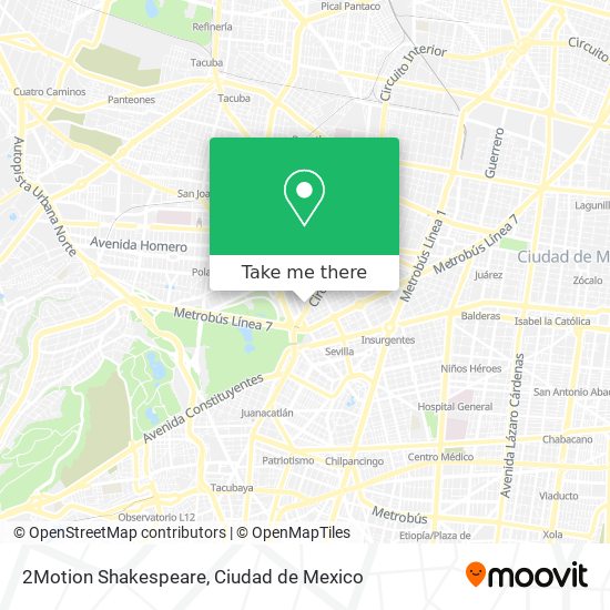 2Motion Shakespeare map