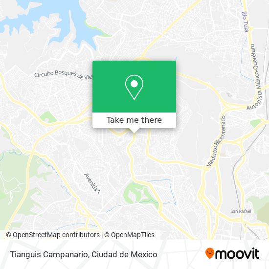 Mapa de Tianguis Campanario