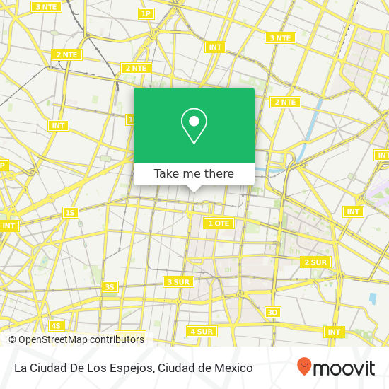 La Ciudad De Los Espejos map