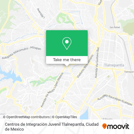 Centros de Integración Juvenil Tlalnepantla map