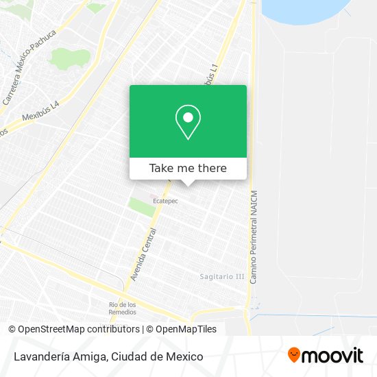 Lavandería Amiga map