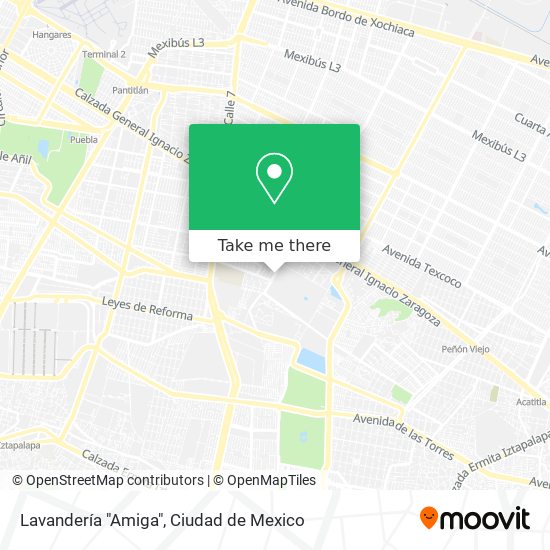 Lavandería "Amiga" map