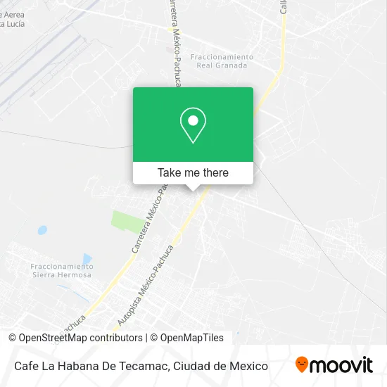 Cafe La Habana De Tecamac map