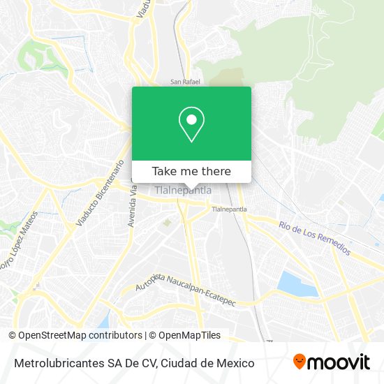 Metrolubricantes SA De CV map