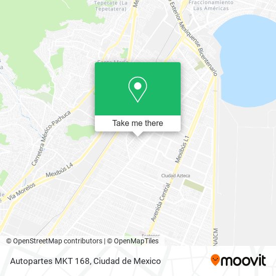 Mapa de Autopartes MKT 168