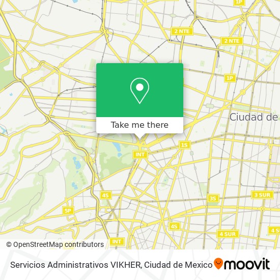 Servicios Administrativos VIKHER map