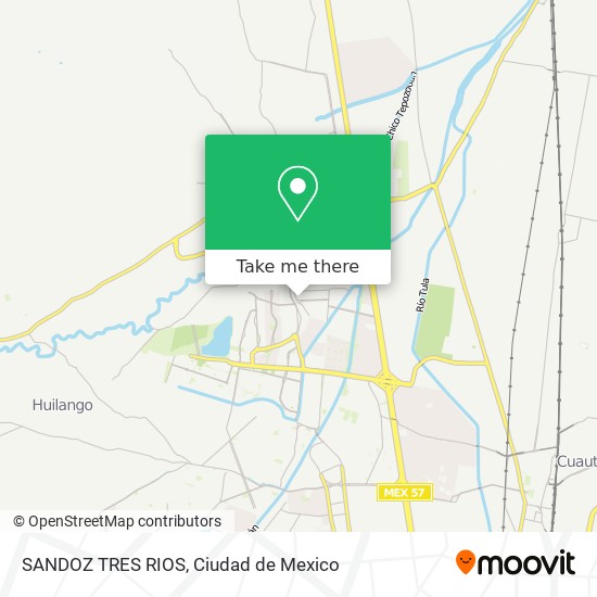SANDOZ TRES RIOS map
