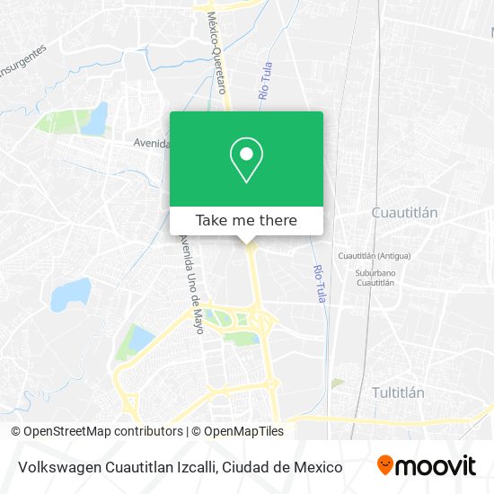 Volkswagen Cuautitlan Izcalli map