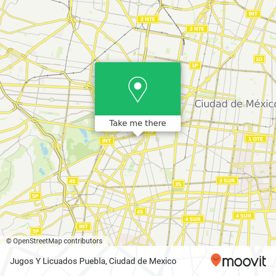 Jugos Y Licuados Puebla map