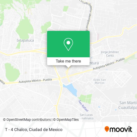 Mapa de T - 4 Chalco