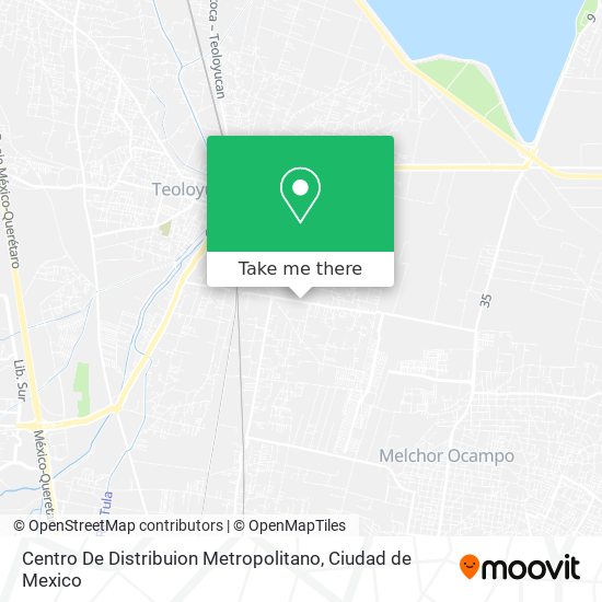 Centro De Distribuion Metropolitano map