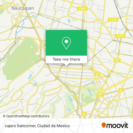 cajero bancomer map