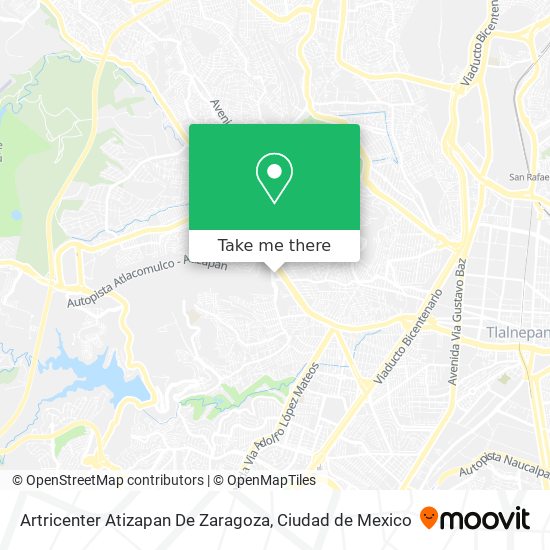 Artricenter Atizapan De Zaragoza map