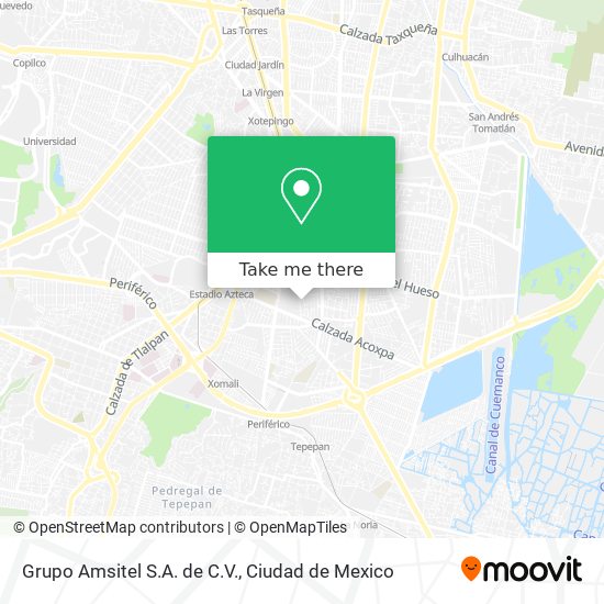 Mapa de Grupo Amsitel S.A. de C.V.