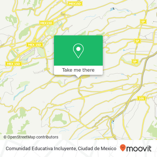 Comunidad Educativa Incluyente map