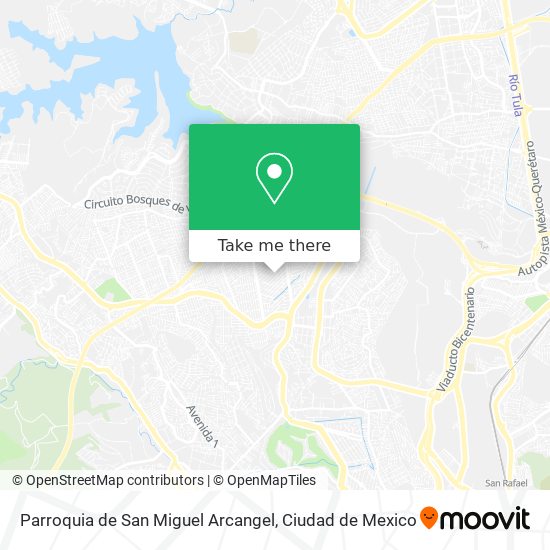 Parroquia de San Miguel Arcangel map