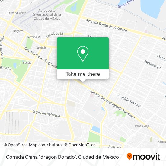 Comida China "dragon Dorado" map