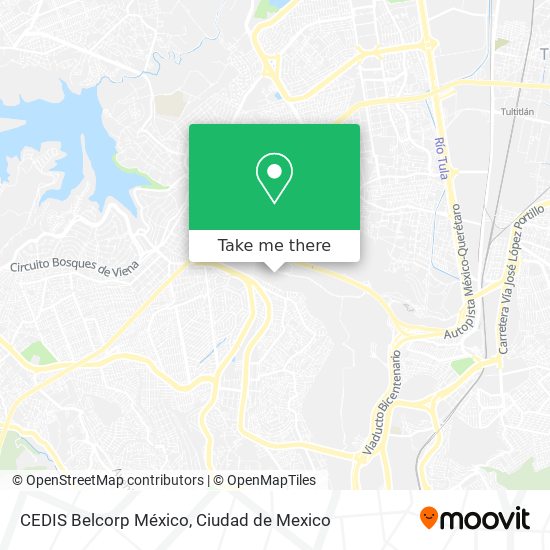 CEDIS Belcorp México map