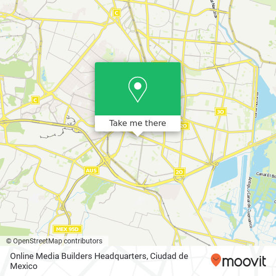 Online Media Builders Headquarters map