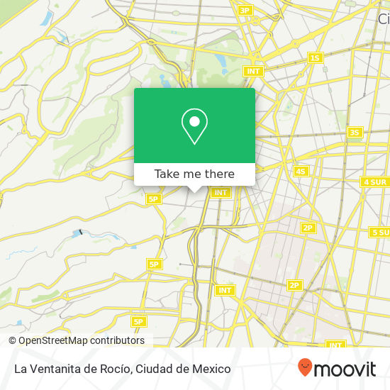 La Ventanita de Rocío map
