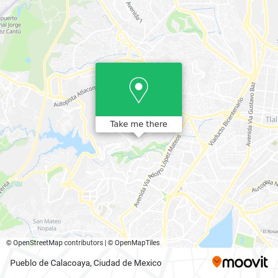 Pueblo de Calacoaya map