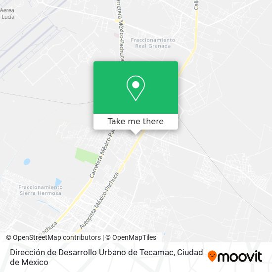 Dirección de Desarrollo Urbano de Tecamac map