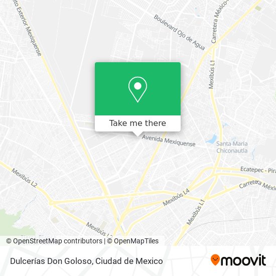 Mapa de Dulcerías Don Goloso