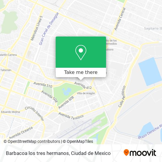 Barbacoa los tres hermanos map