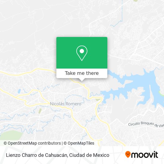 Mapa de Lienzo Charro de Cahuacán